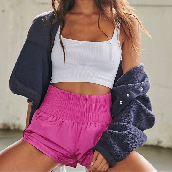 Free people the way home shorts vivacious violet - Picture 3 of 3